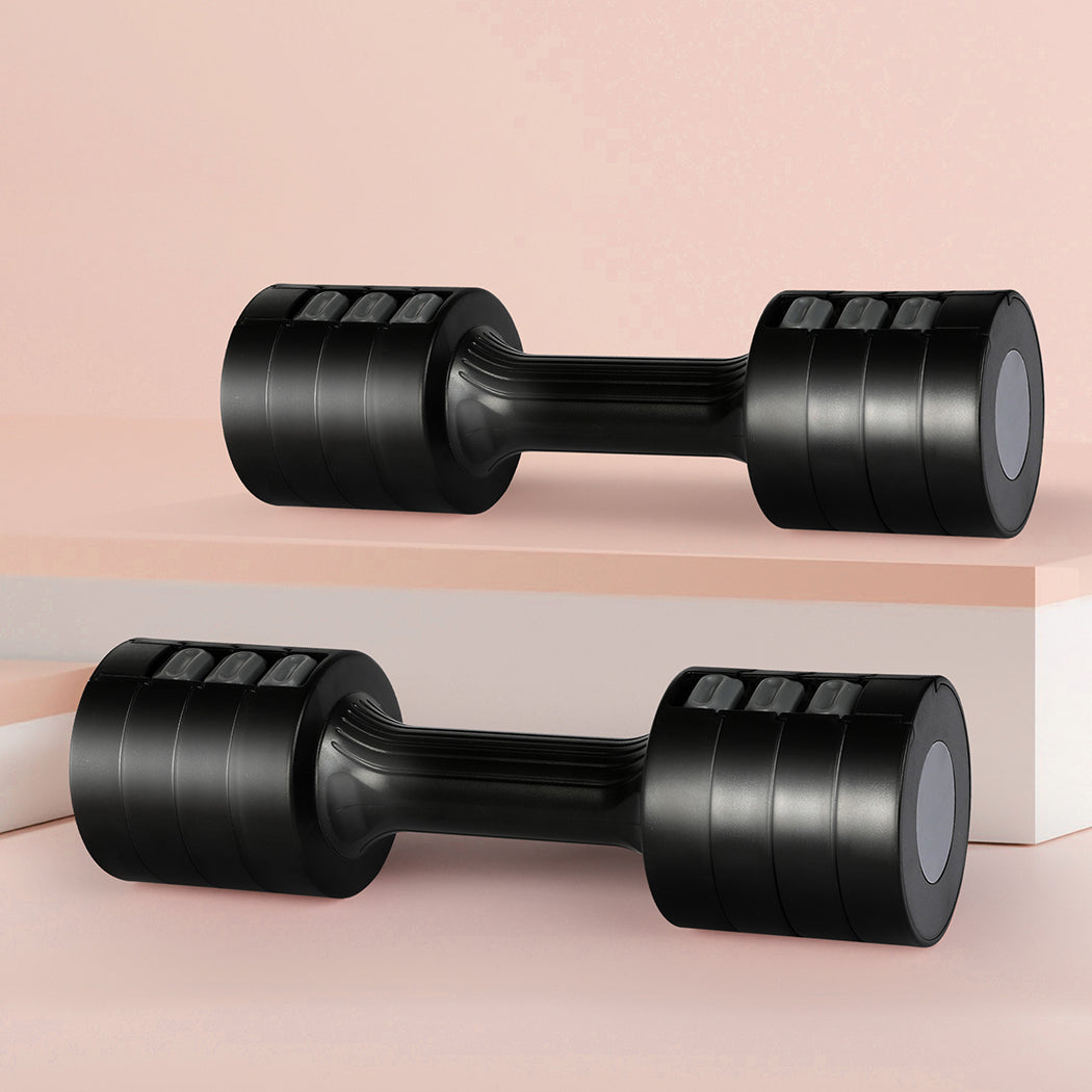 Centra A Pair Of 1KG To 5KG Dumbbells Black-1954802366251405318
