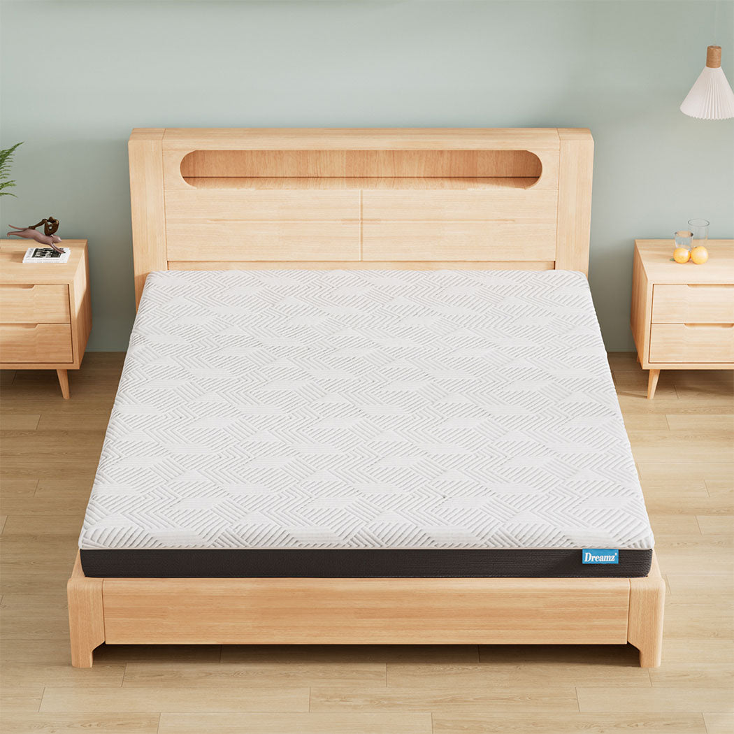 Dreamz Double Mattress Gel Memory Foam Cooling Breathable 15cm Medium Firm-1954802369770426375