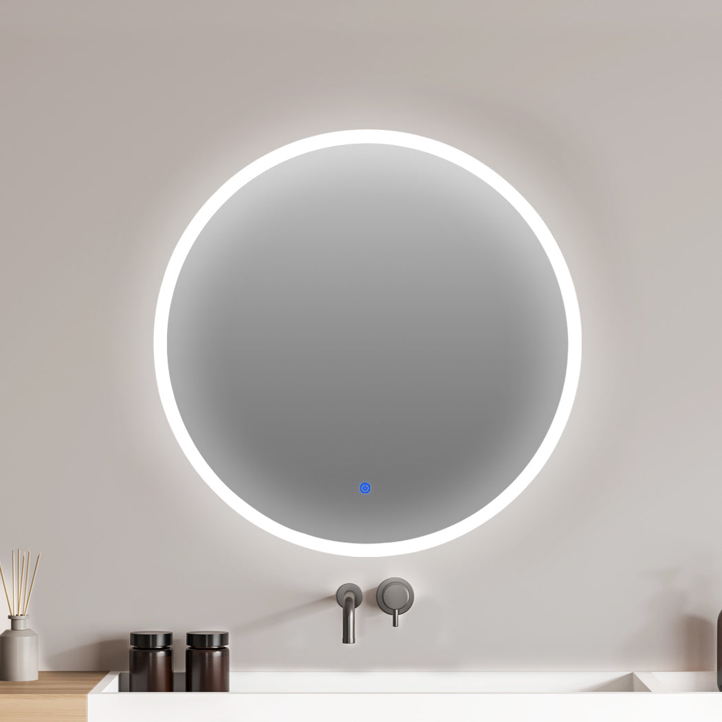 EMITTO LED Wall Mirror Round Anti-fog 90CM-1910113316387295239