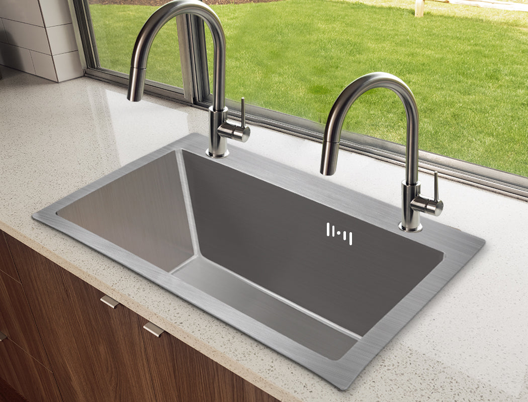 Stainless Steel Kitchen Sink Under Topmount-1919892905527480326