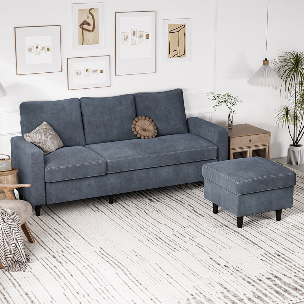 Levede L-shaped Sectional Sofa Lounge Chaise Set-1954802387466194950