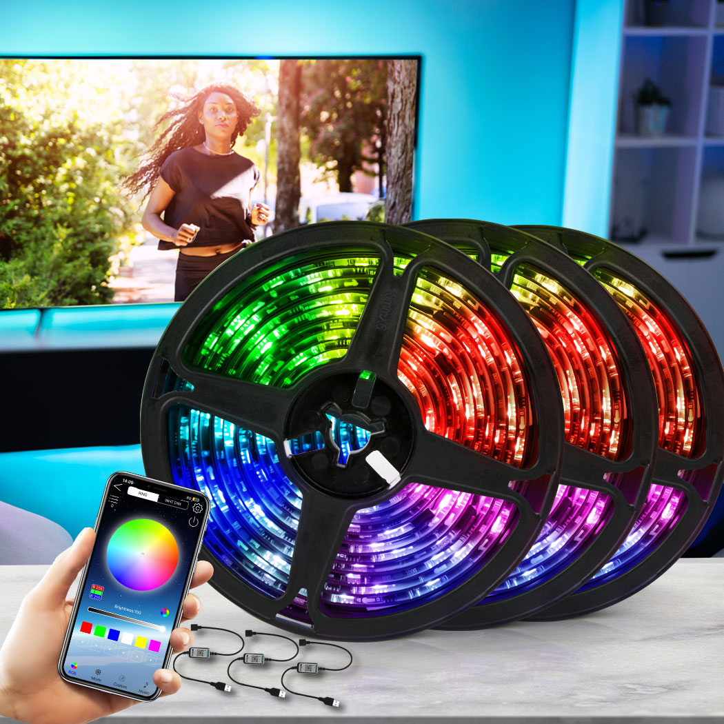 EMITTO RGB Strip Lights 15M 900 LED-1919892863936761863