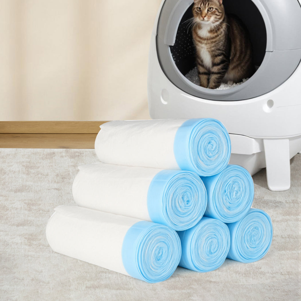 PaWz Waste Bag 6 Rolls 120Pcs Disposable-1973193549776293895