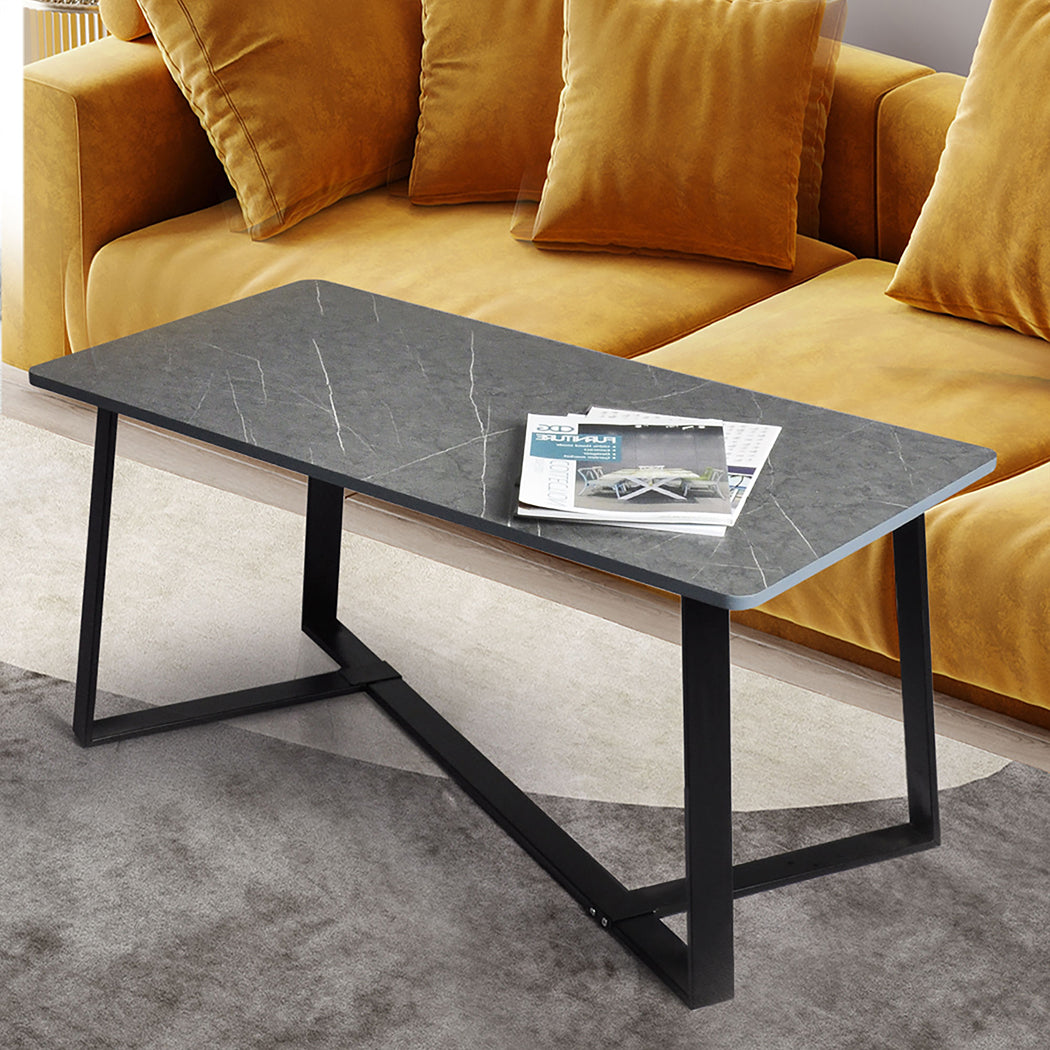 Levede Coffee Table Side Table Teapoy Black-1919892934627561479