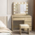 Levede Dressing Table Stool Set Makeup Mirror Led-1973193578565996552