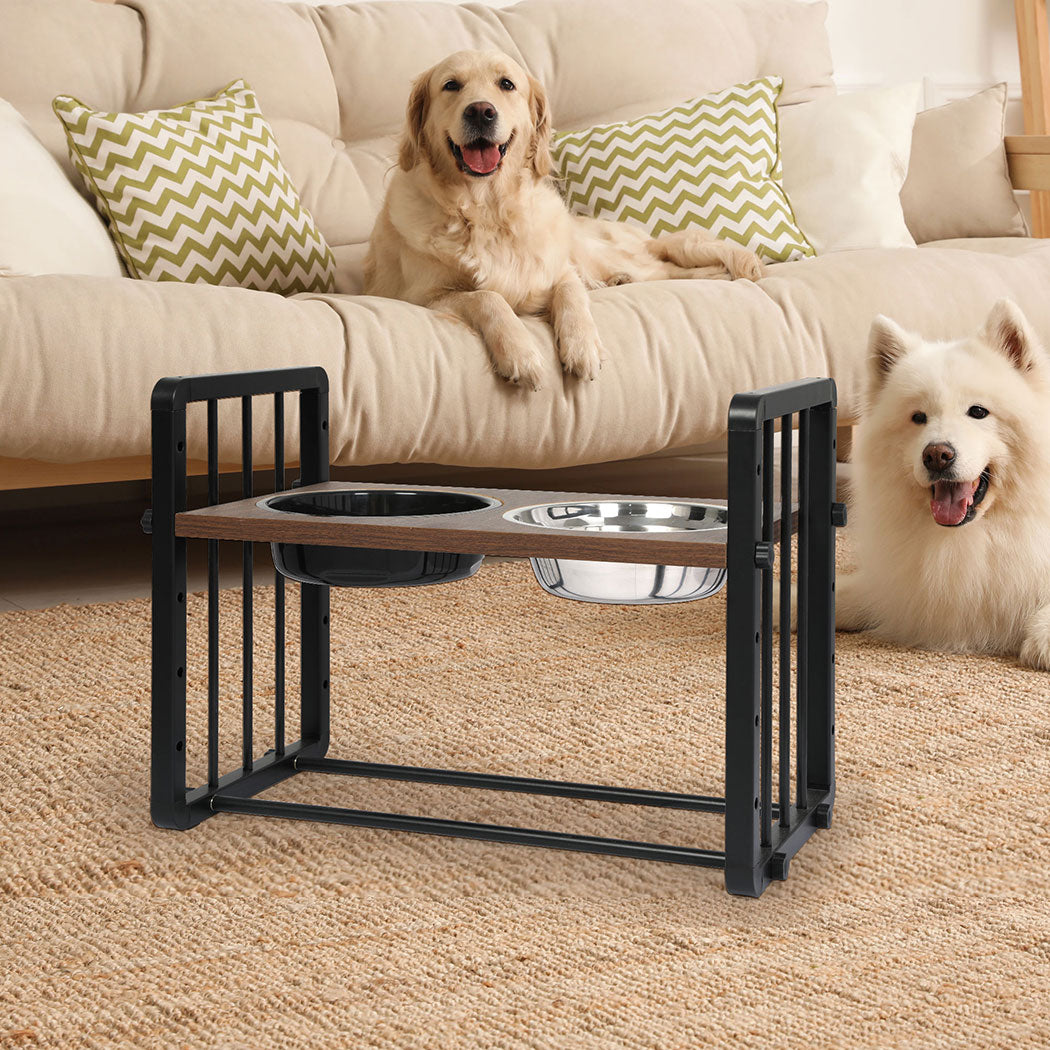 PaWz Adjustable Height Pet Feeder Elevated L Large-1954802568177782791