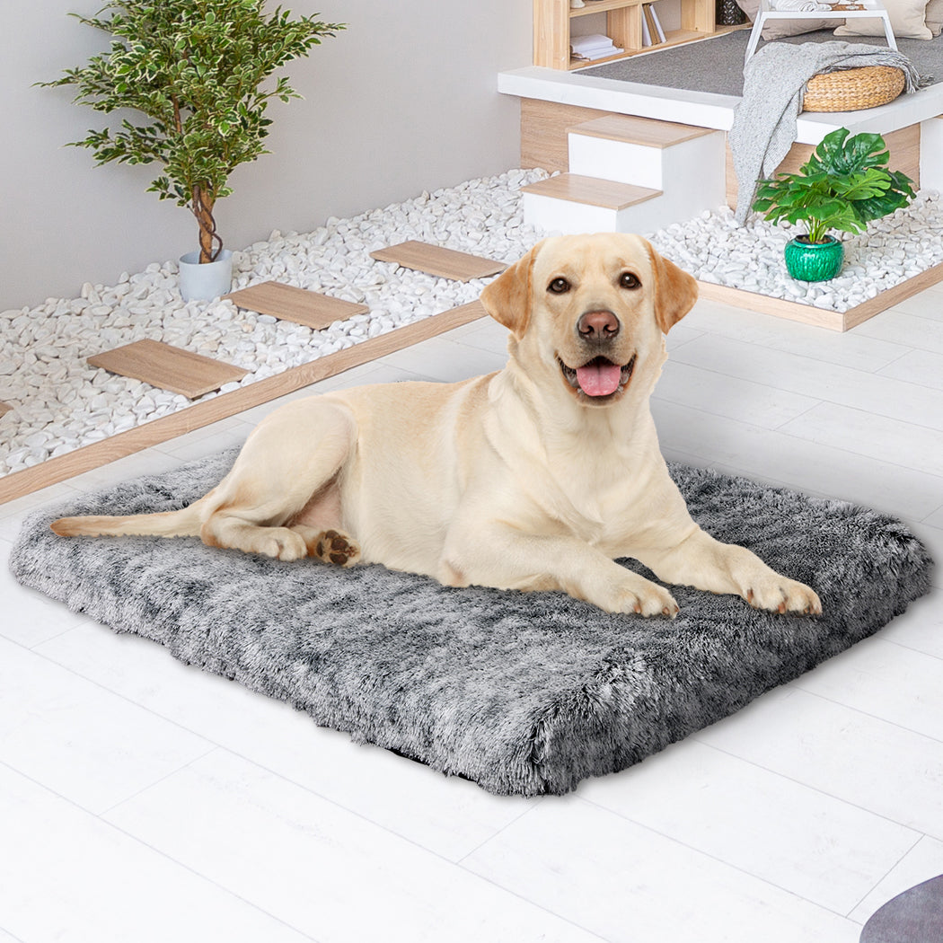 PaWz Dog Mat Pet Calming Bed Memory L Charcoal Large-1954802545960554503