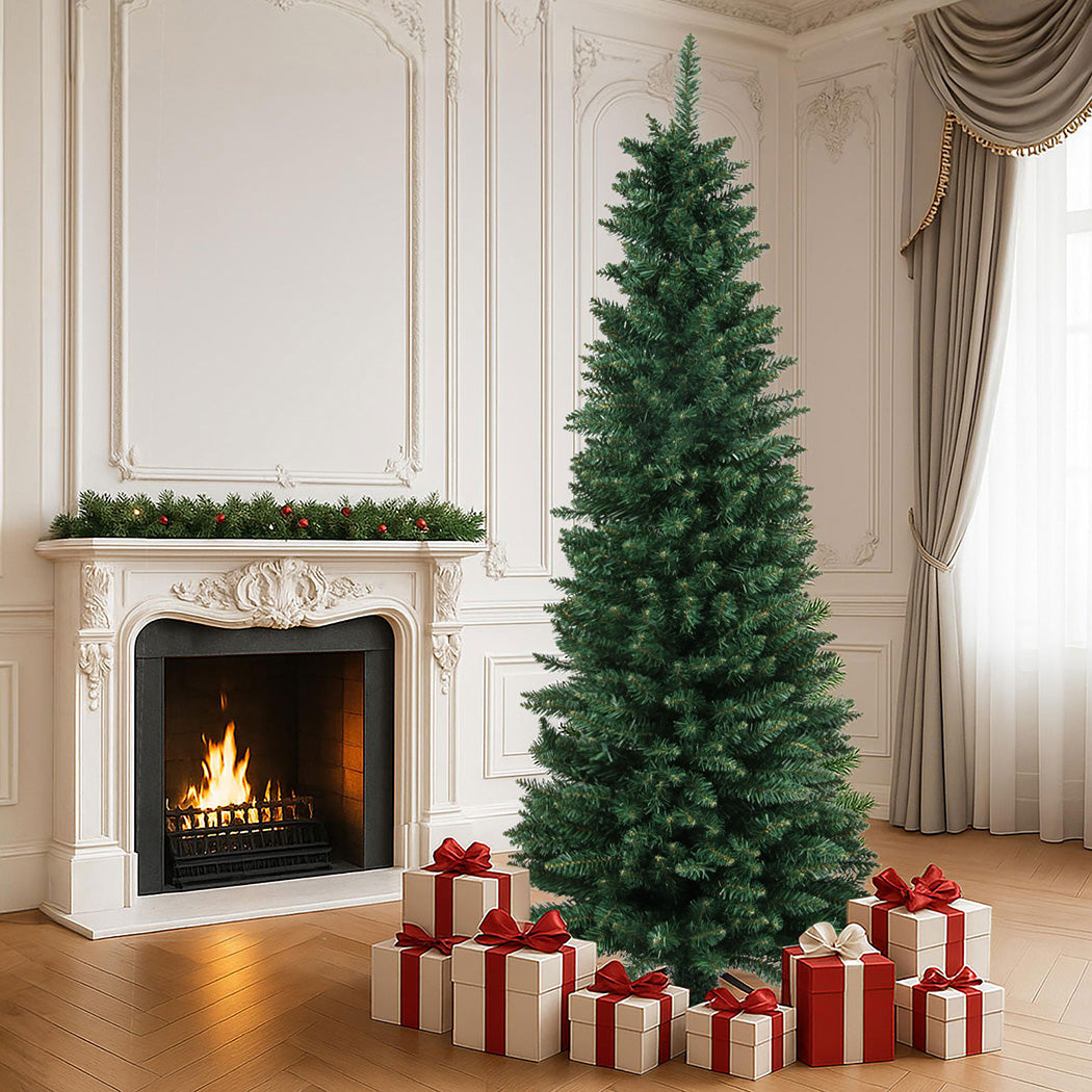 Santaco 2.1M 800Tips Pencil Christmas Tree-1973193580684120071