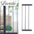 Levede Baby Safety Gate Adjustable Pet Black 20cm Extension-1910113187336949767