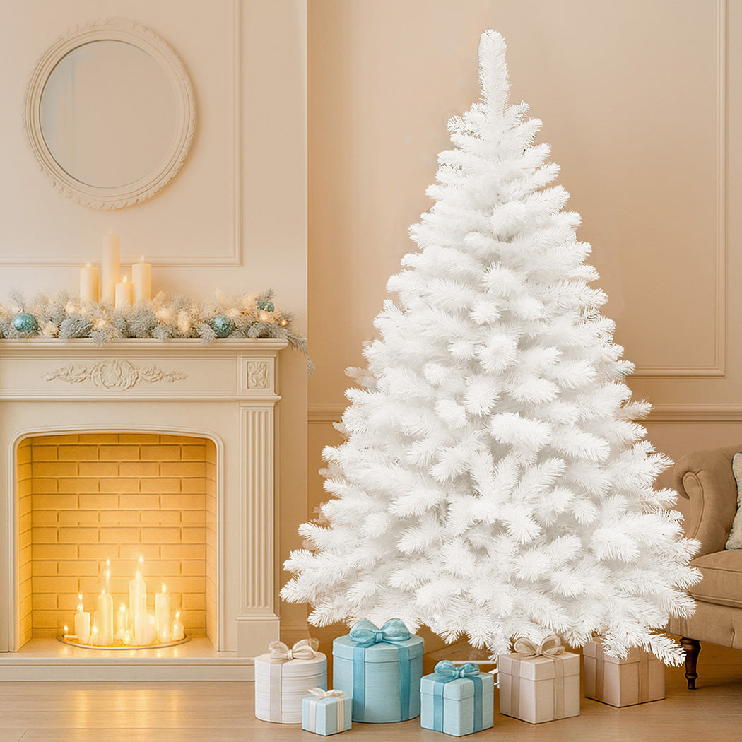 Santaco 1.8M 670 Tips White Christmas Tree-1973193579123838983