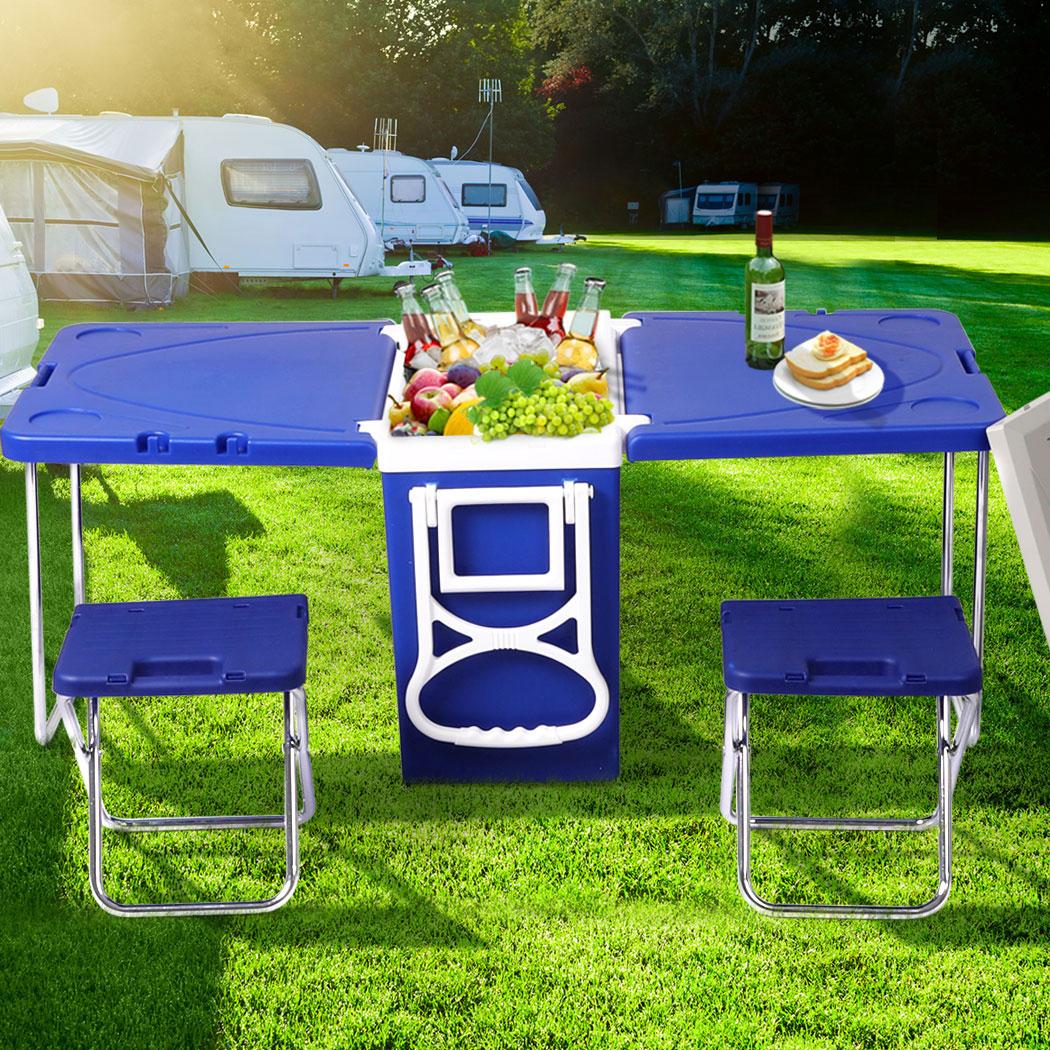 Levede Cooler Box Camping Table Chair-1919892857943101447