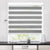 Marlow Blackout Zebra Roller Blind Curtains 60x210 Grey-1910113278726639623