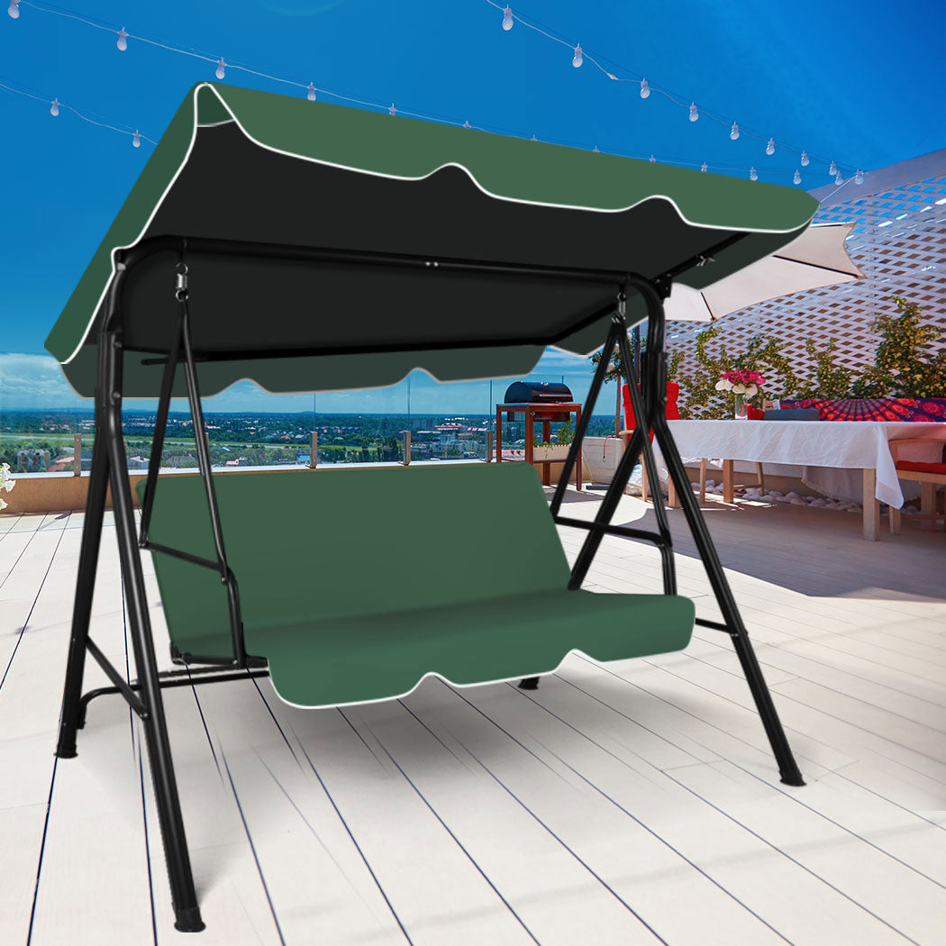 Levede Swing Chair Hammock Outdoor Furniture Green-1919892868147843079