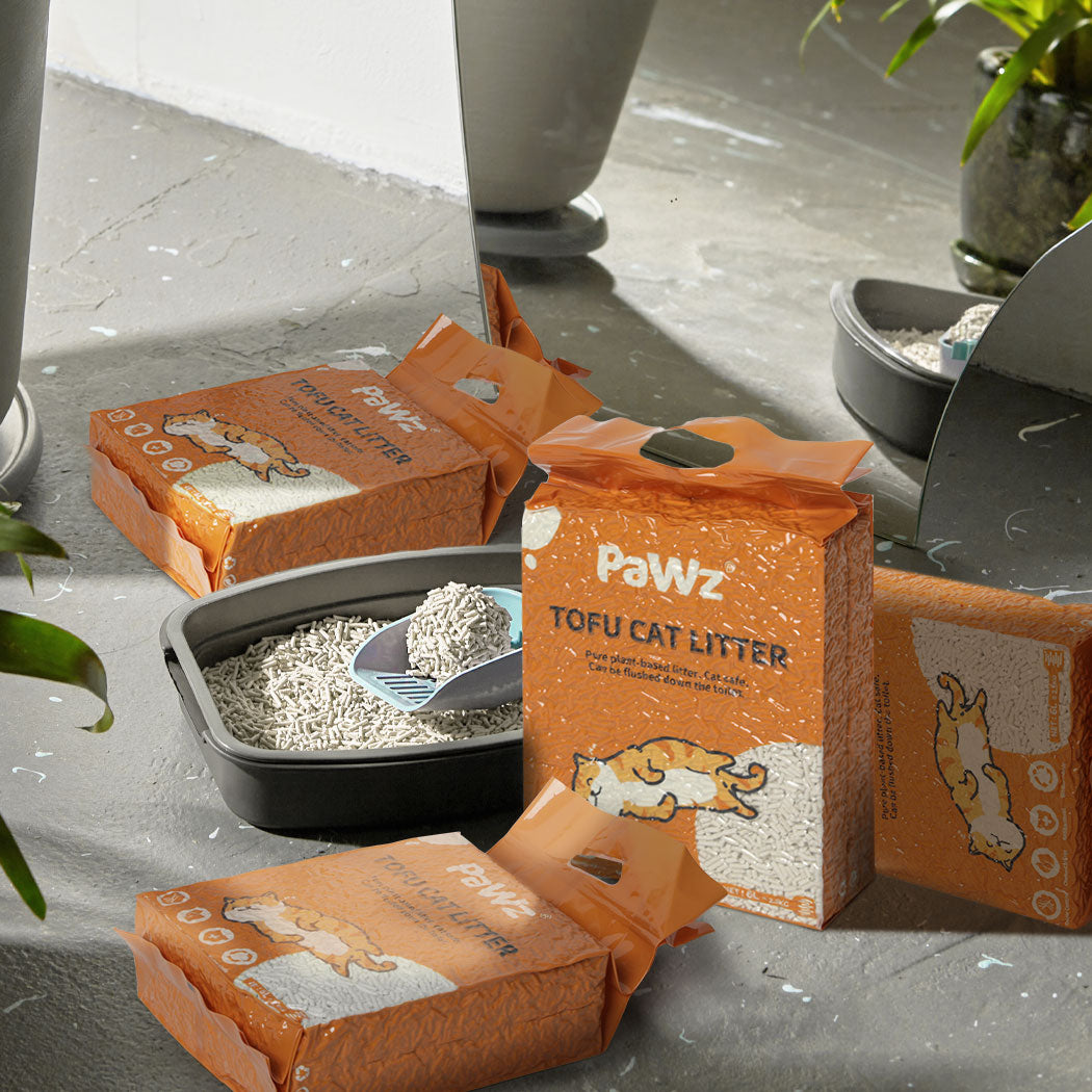 PaWz 2.5kg Tofu Cat Litter Clumping Natural-1954802566374232071