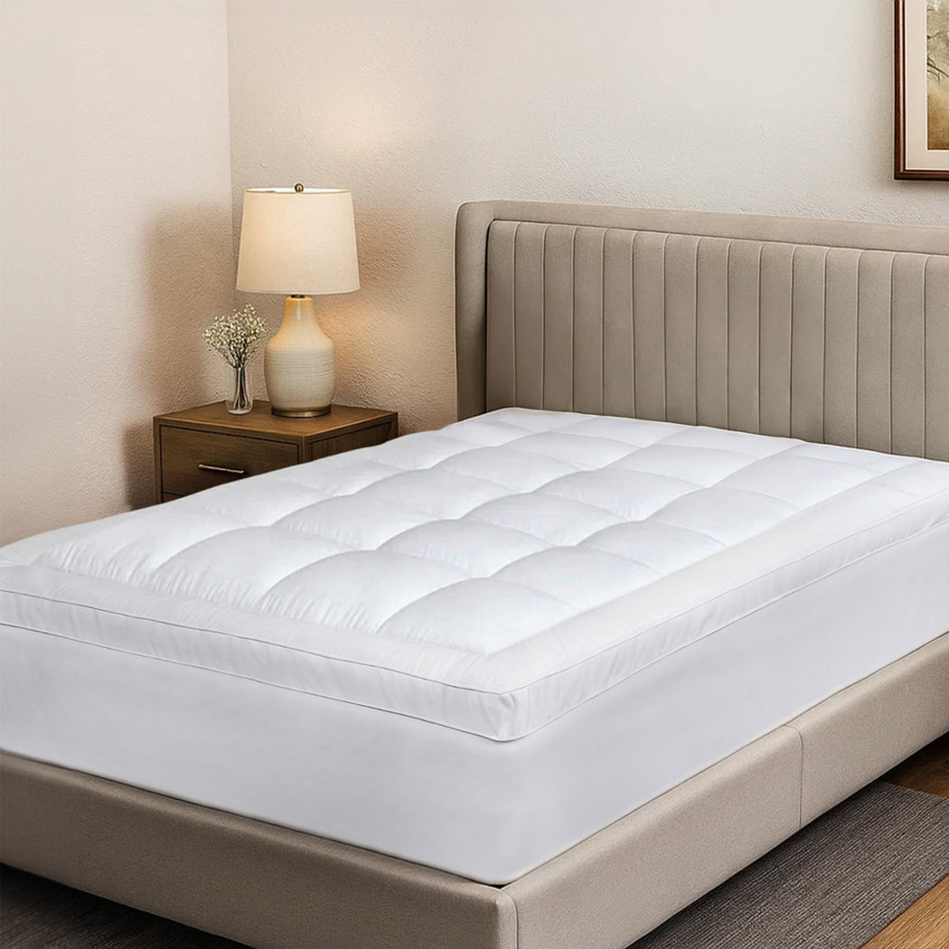 Dreamz Mattress Topper Pillowtop Cover Protector Single-1973194190754025479