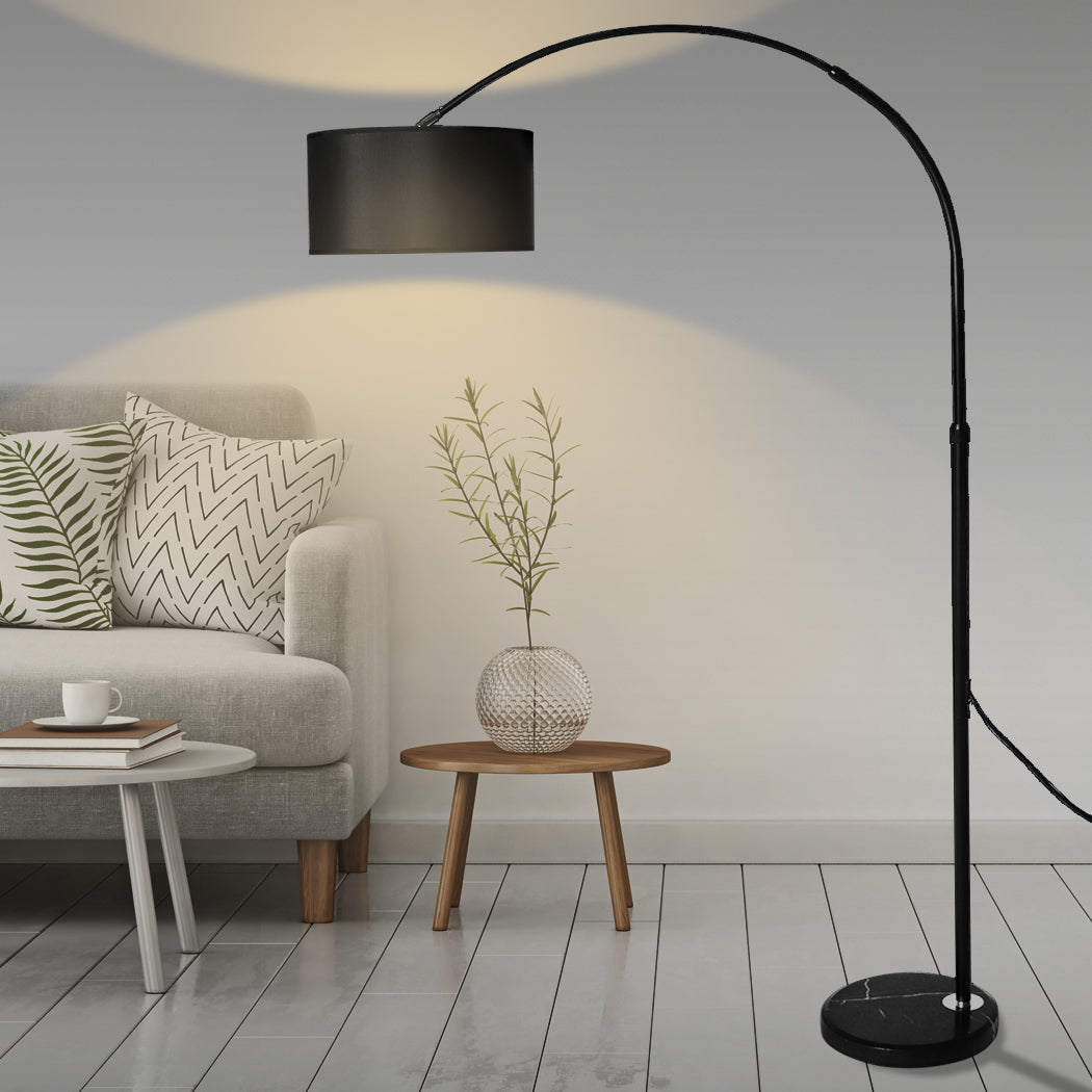 EMITTO Modern LED Floor Lamp Reading Black-1910112860495810567