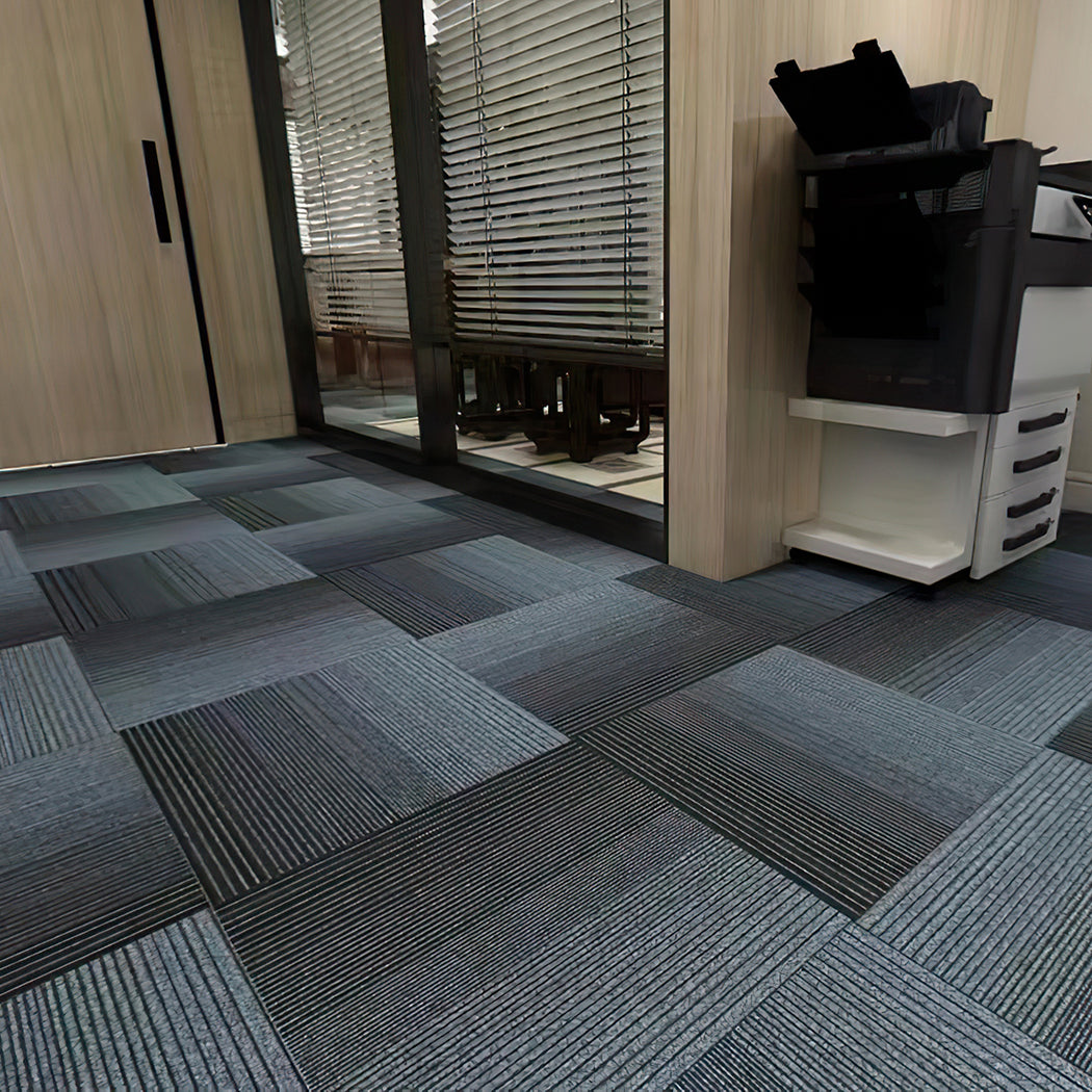 Marlow 20x Carpet Tiles 5m2 Box Heavy Blue-1954802711341961222