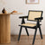 Levede 1x Black Wicker Armchair Dining Chair-1910113297844277254
