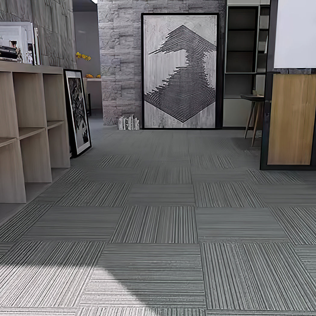Marlow 20x Carpet Tiles 5m2 Box Heavy Blue-1954802710679261190