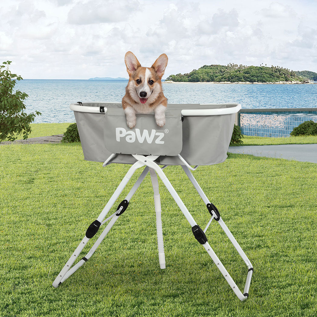PaWz Pet Bathtub Adjustable Height Folding-1954802569662566407