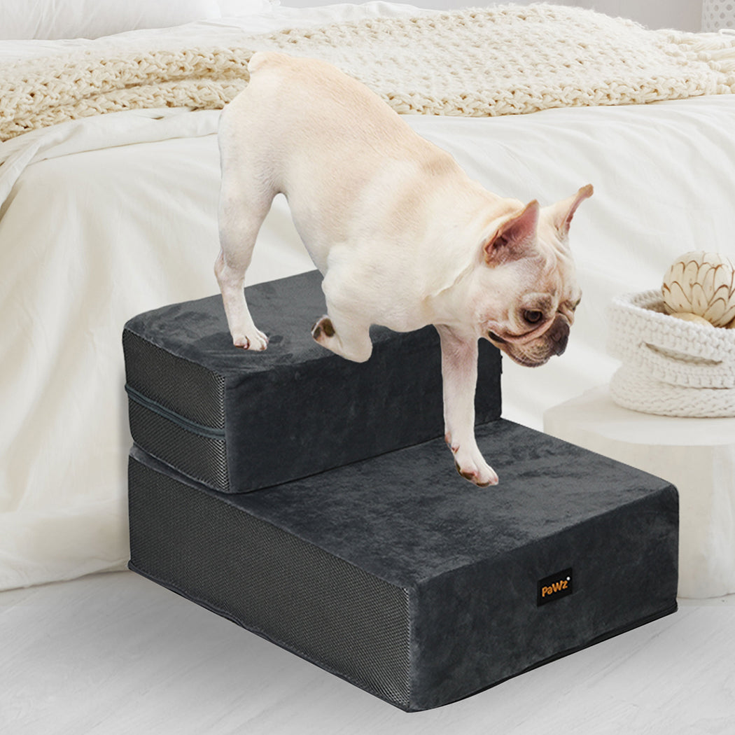 PaWz Dog Stairs Ramp Portable Climbing Double 7KG-1954802526037610503