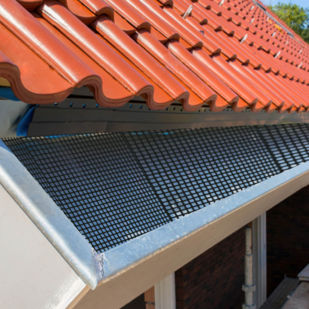 60Pcs Aluminium Gutter Guard Mesh Guards-1919892820425052166