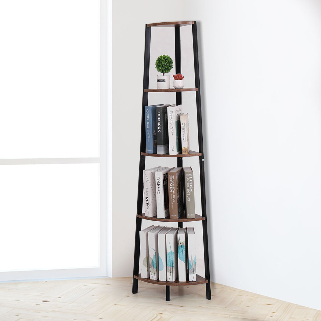 Levede 5 Tier Corner Shelf Industrial-1954802946470449159