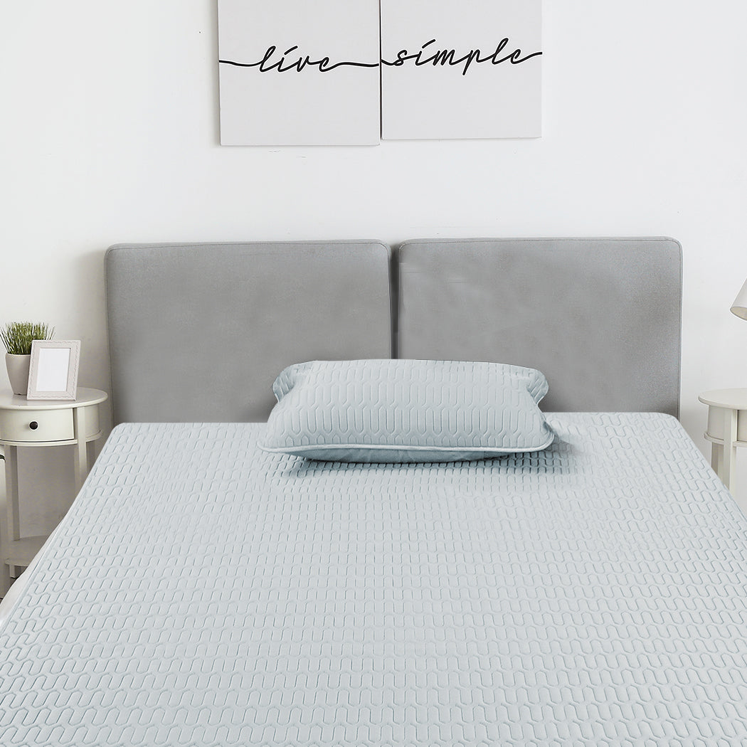 DreamZ Latex Cooling Bed Sheet Set Fitted 2PCS Single-1954802918372806663