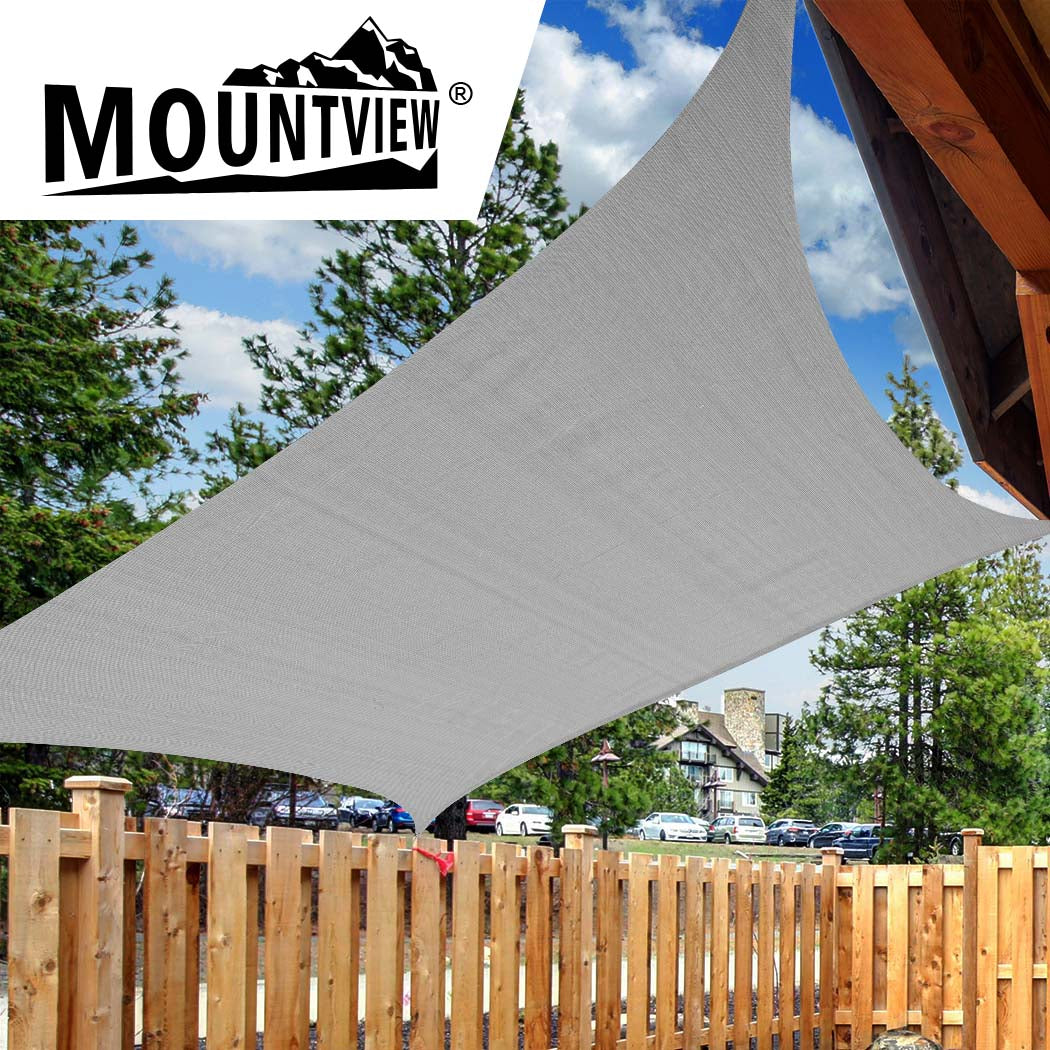 Mountview Sun Shade Sail Cloth Canopy Charcoal 180-1954802641016066055