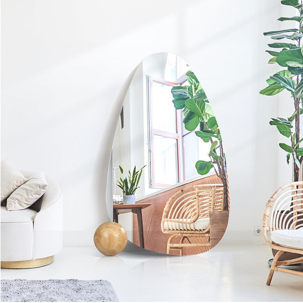 Yezi Full Length Floor Mirror 95cm x 160cm with Ball Base-1954803009229819911