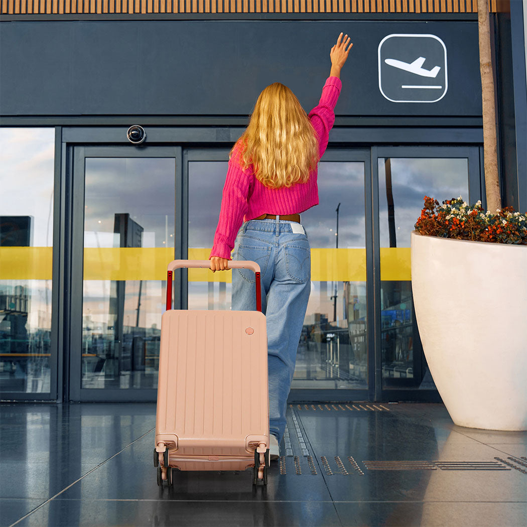 Slimbridge 20" Luggage Wide Handle TSA Lock Pink-1954802420341149703