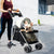PaWz Large Pet Stroller Dog Cat Carrier Black-1954802606761185287