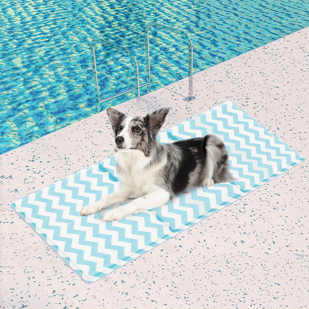 Pawz Pet Cooling Mat L Blue-1954802429728002055