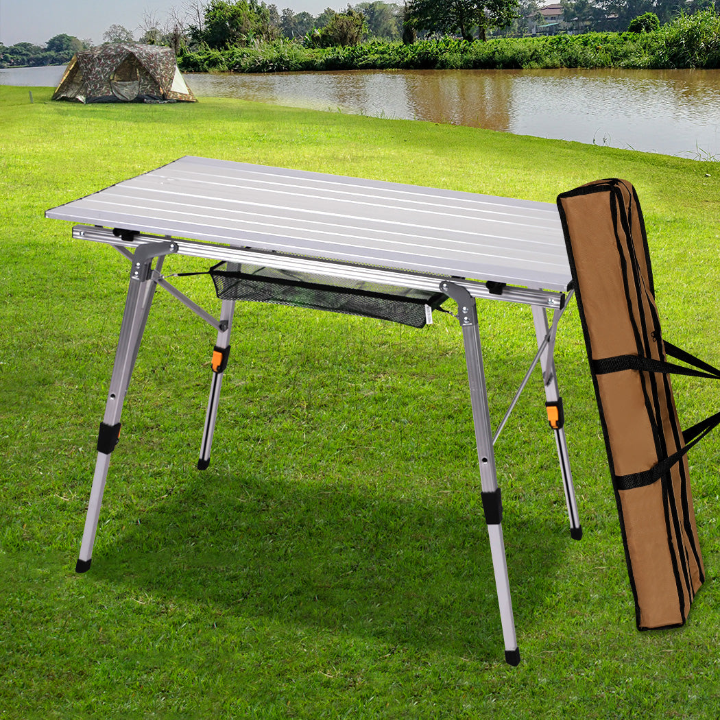 Levede Camping Table Roll Up Folding-1954802656799232007