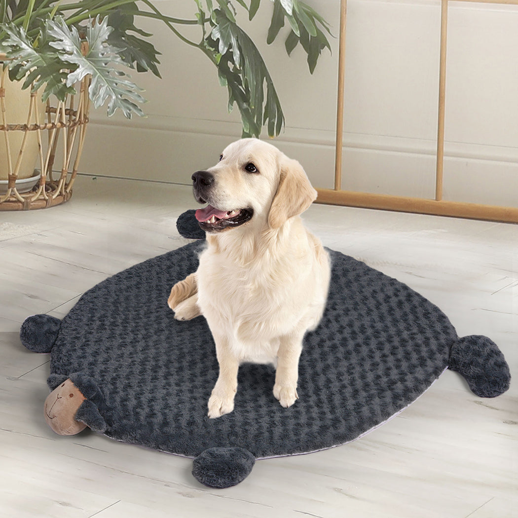 PaWz Pet Bed Cat Calming Bed Dog Squeaky M Charcoal Medium-1954802525270052871