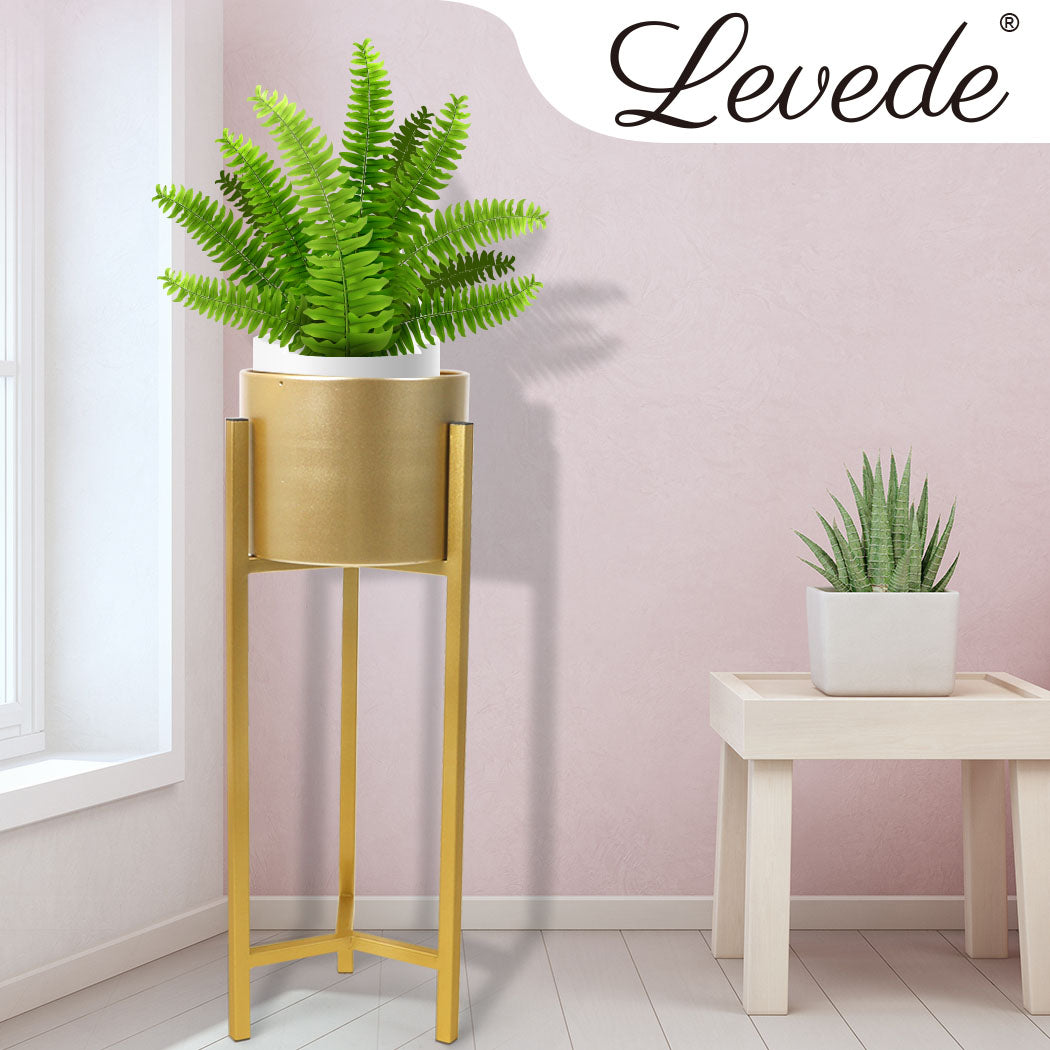 Levede Plant Stand Garden Planter Metal Gold Small-1910112816736636934