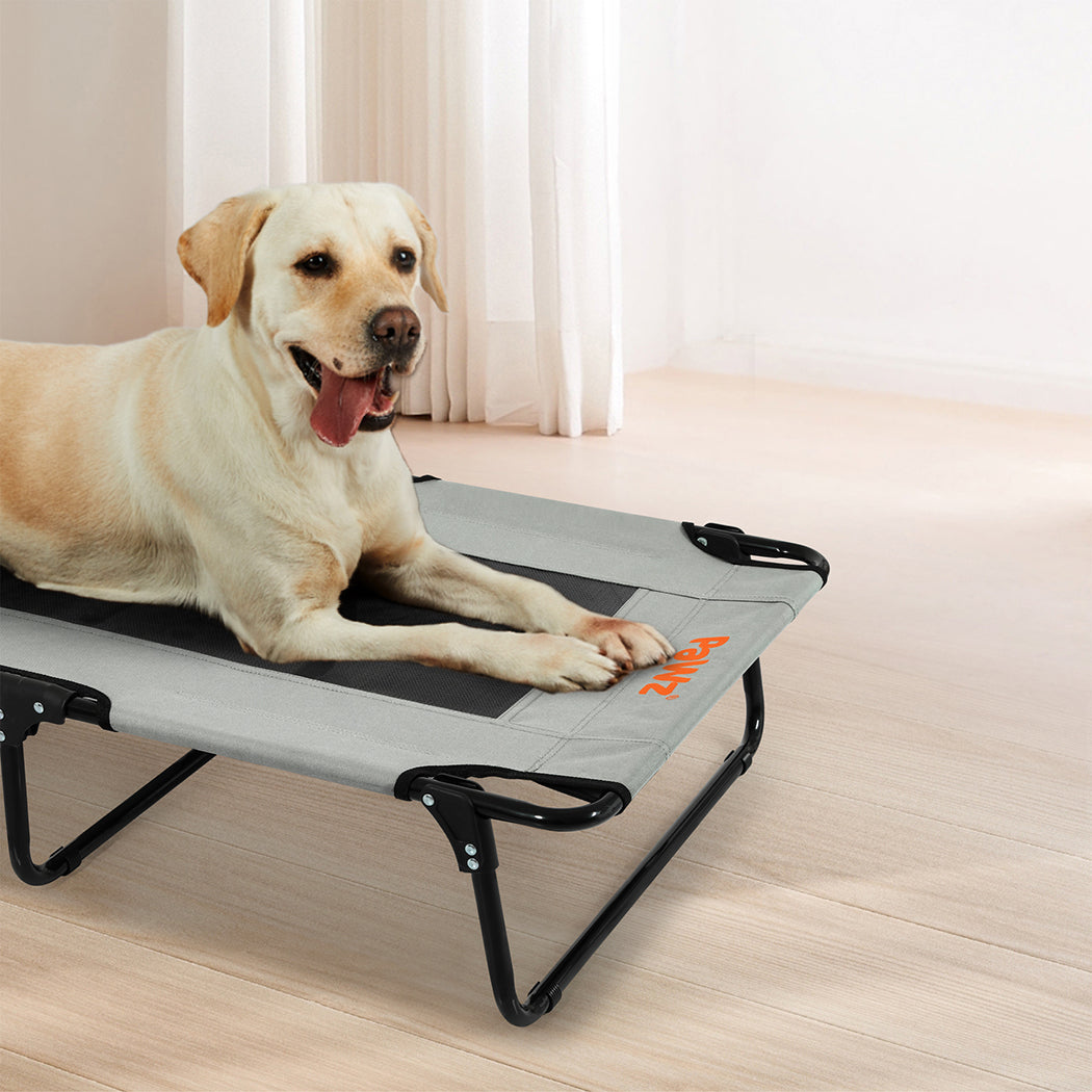 Pawz Pet Elevated Bed Dog Raised Trampoline Foldable Large L Size-1954802483394121735