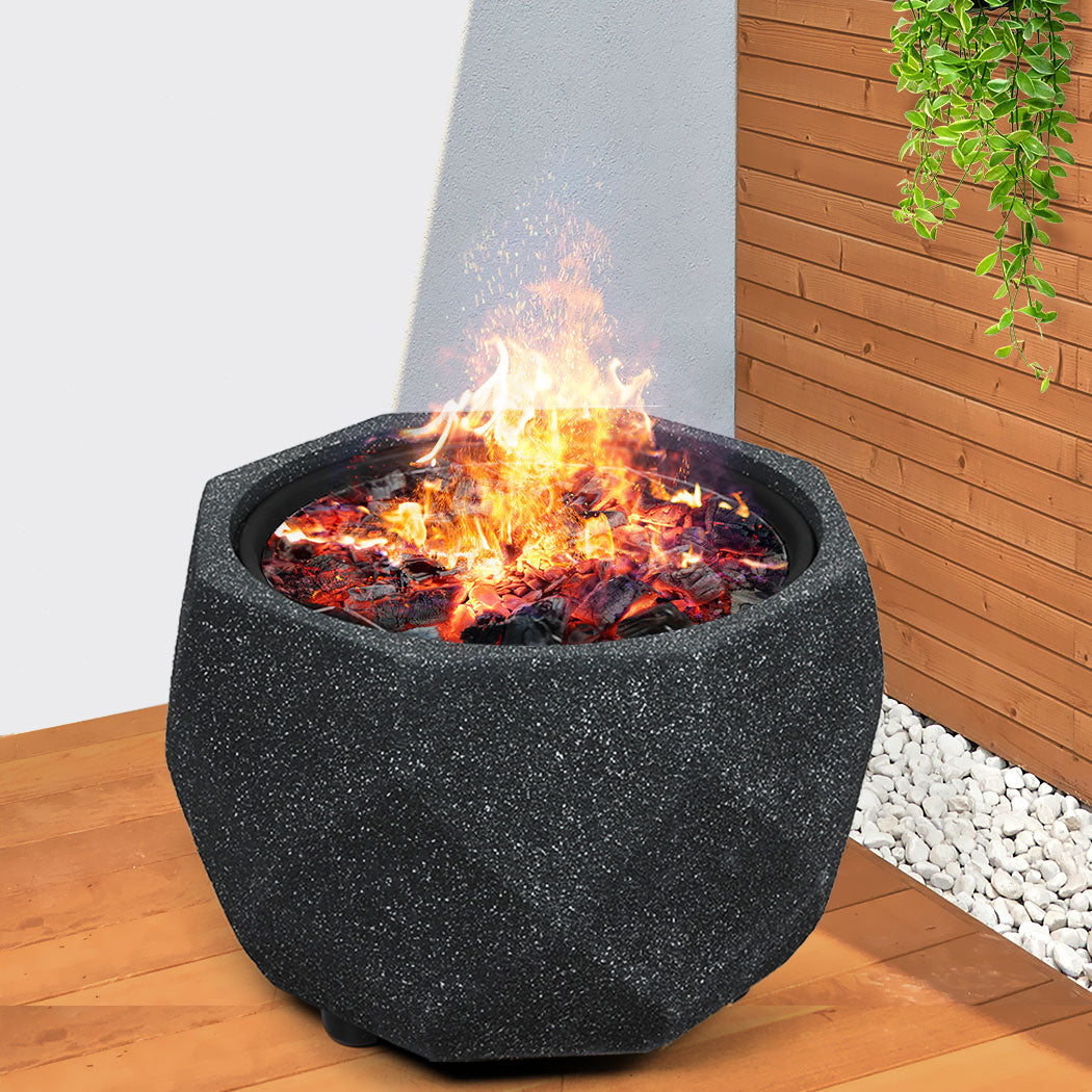 Moyasu Fire Pit BBQ Grill Outdoor Charcoal-1954802707814551559