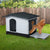 PaWz Dog Kennel Outdoor Indoor Plastic L Grey-1954802530852671495