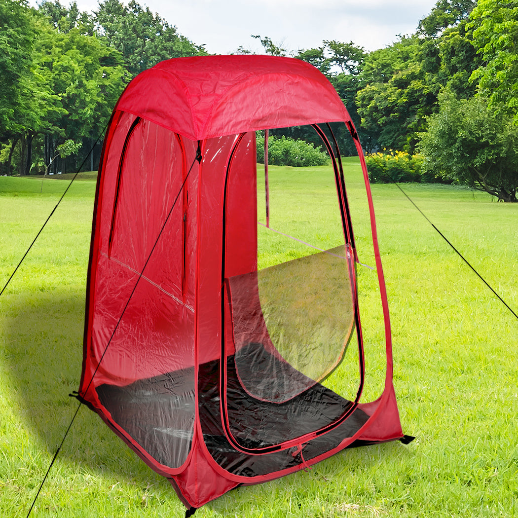 2x Mountview Pop Up Tent Camping Weather Red-1954802643381653510