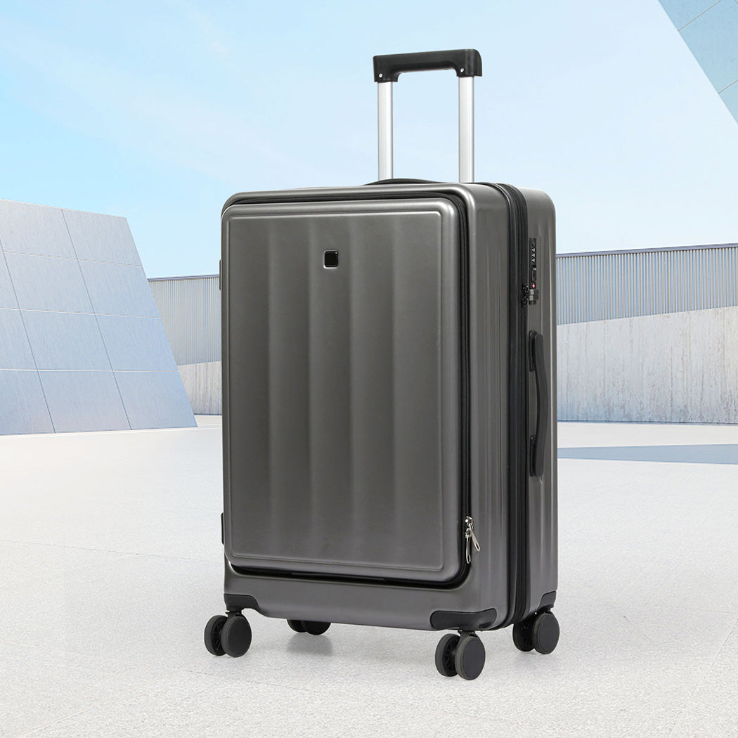 Slimbridge 24"Luggage Trolley Travel Suitcase-1954802419422597127