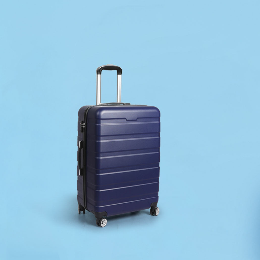 Slimbridge 20" Carry On Luggage Case Navy 20 inch-1954802812911226887