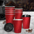 100 Pcs 16oz Disposable Takeaway Coffee Red-1910113172828852231