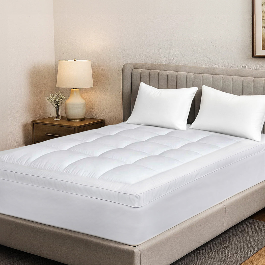 Dreamz Mattress Topper Pillowtop Cover Bed Protector Queen-1973194190573670407