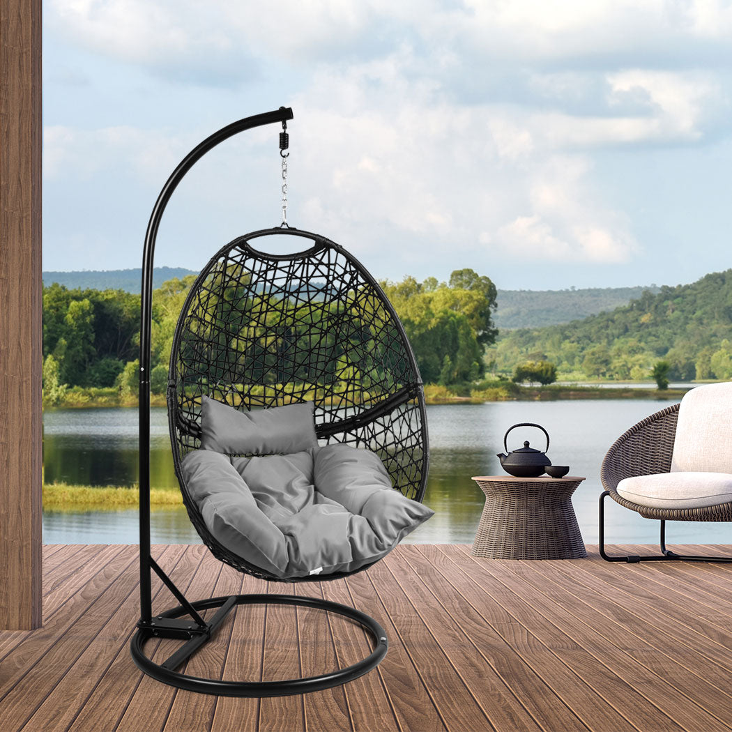 Levede Hanging Swing Egg Chair Outdoor-1910112909850185735