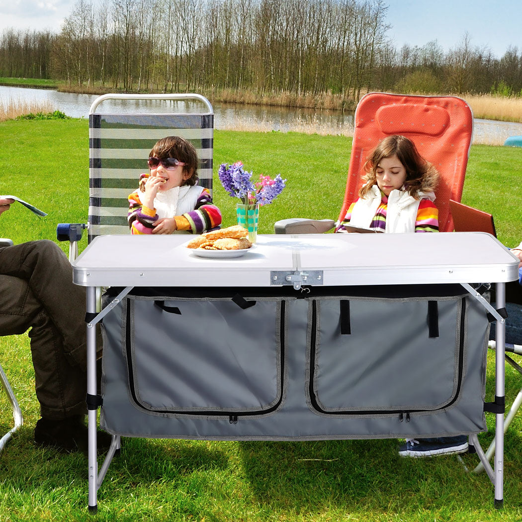 Levede Folding Camping Table Aluminium-1919892857418813447