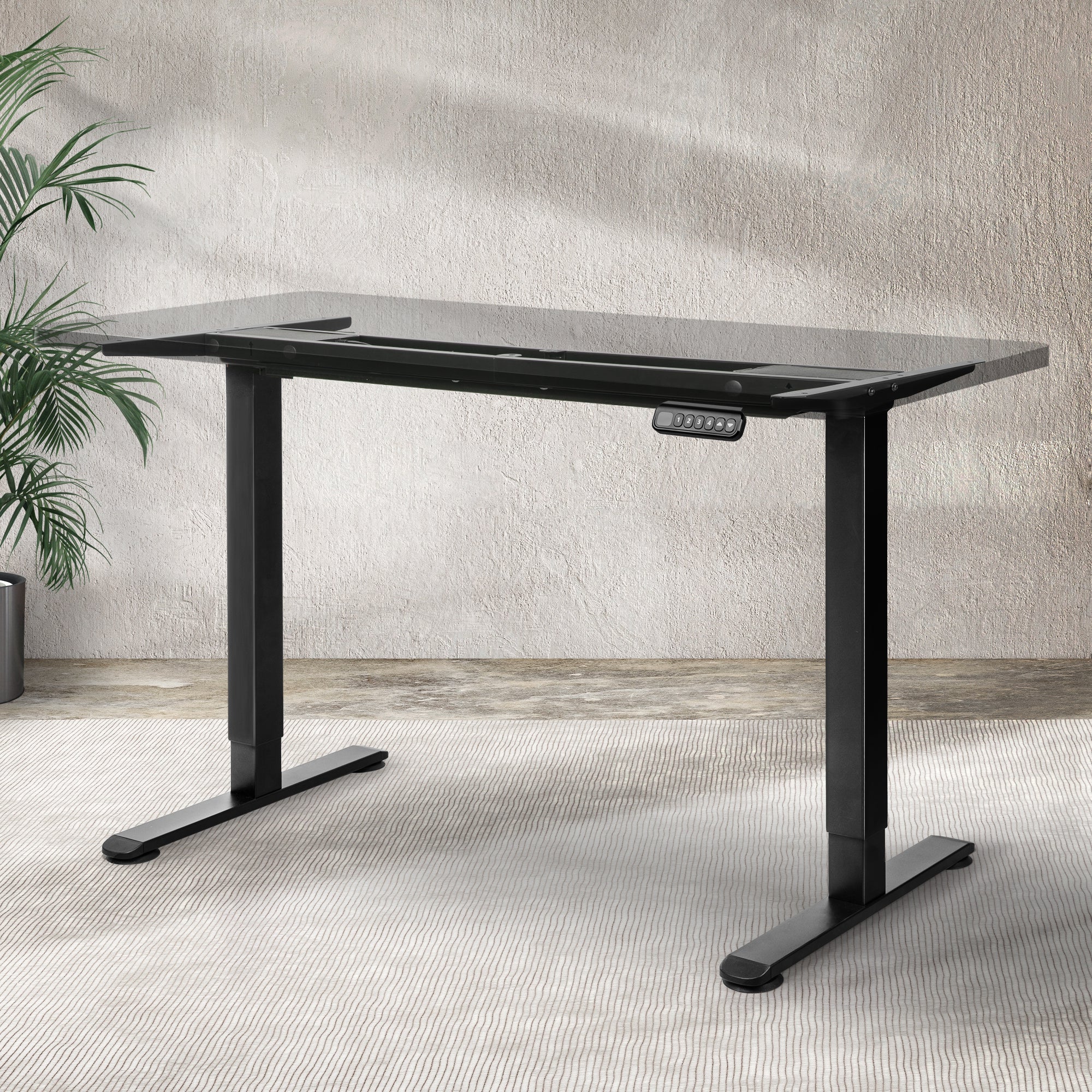 Levede Motorised Standing Desk Frame Black Dual Motor-1954803014481088519