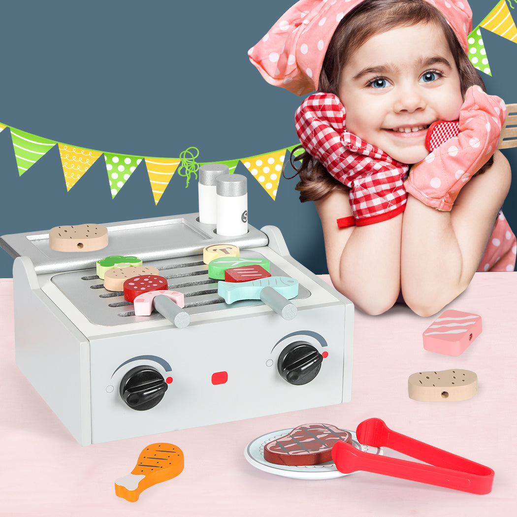 Kids Kitchen Play Set Wooden Toys Children-1954802779113525255