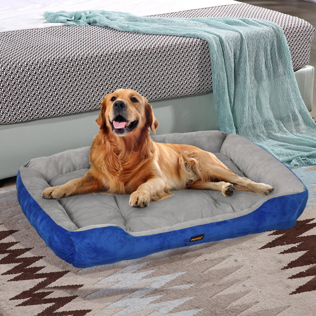 PaWz Pet Bed Dog Beds Bedding Mattress XL Navy X-Large-1954802495343693831