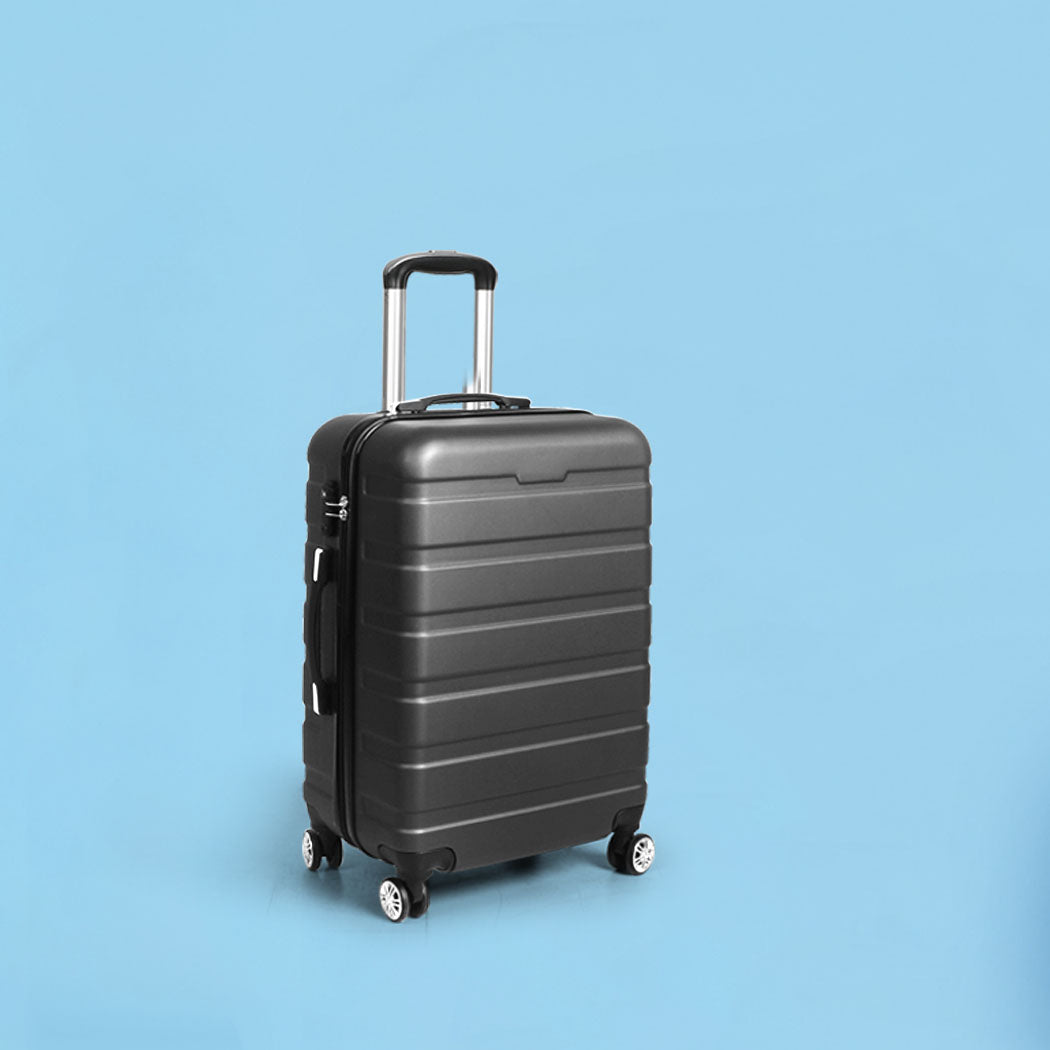 Slimbridge 20" Carry On Luggage Case Grey 20 inch-1954802812454047751